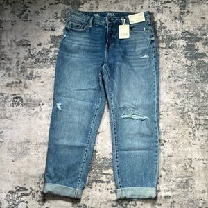 Mid Rise Boyfriend Jeans Size 8